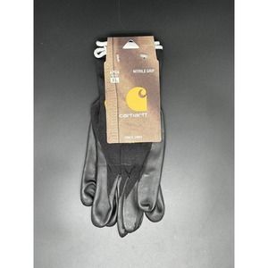 Carhartt All Purpose Black Nitrile A774 Grip Cut‎ Resistant Gloves Men's Sz XL